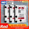 Close no conector SATA 6Gb/s do HD WD Red NAS com 3.5 polegadas.