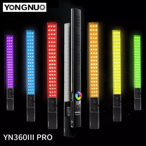 Led de Iluminação Profissional Yongnuo YN360 III Studio, Foto, Video e Efeitos de Fotografia, Potência e Qualidade - Sem Bateria