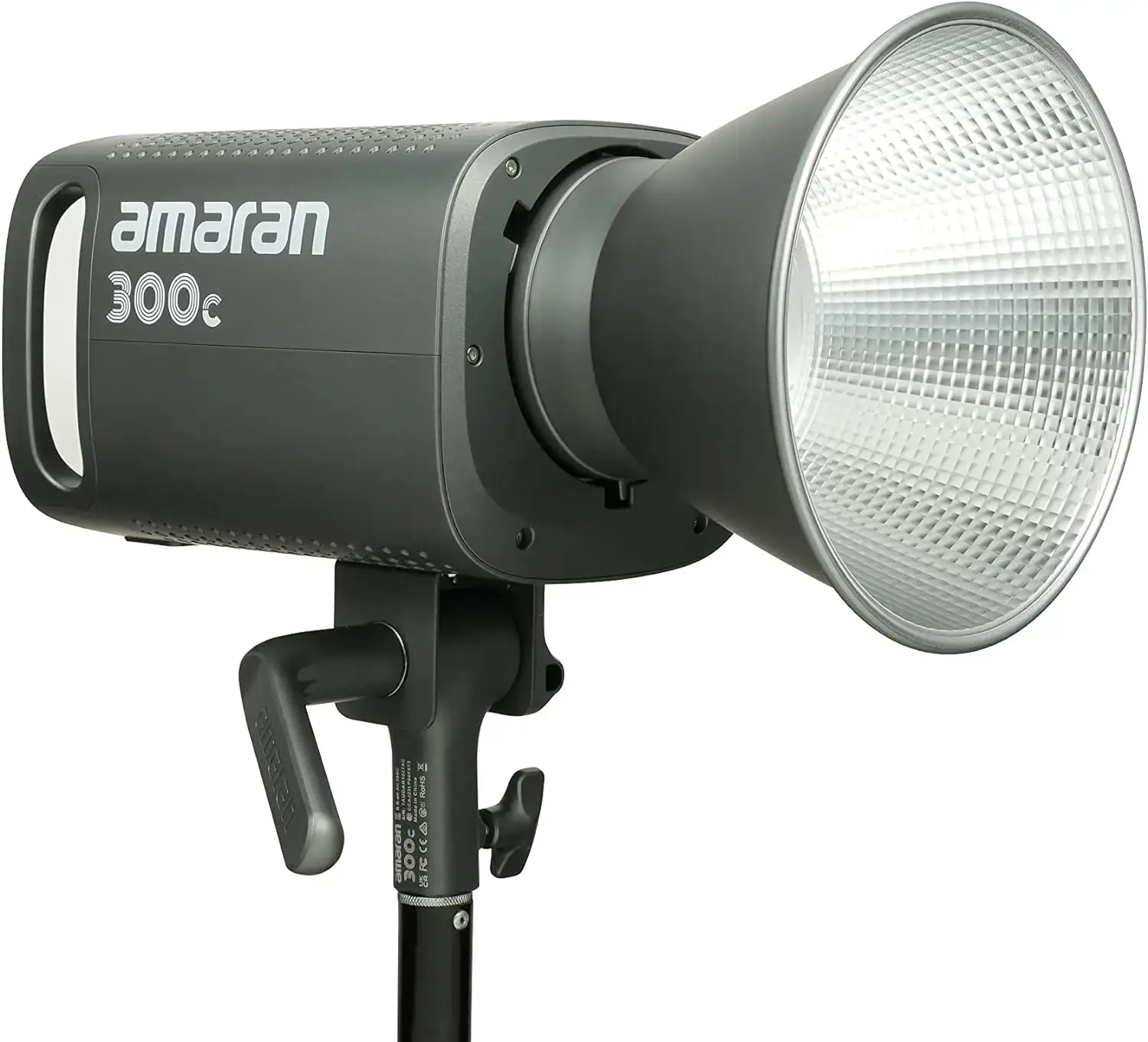 Iluminador LED Amaran 150c preto lateral