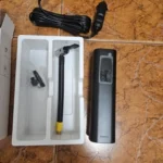 Mini Compressor de Ar Portátil Recarregável 12V com Display Digital, Lanterna LED, Auto Stop e Alta Pressão – Inflador Rápido para Pneus de Carro, Moto, Bike e Esportes photo review