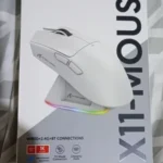 Mouse Gamer Profissional Attack Shark X11 — Ultra-Leve, 3 Modos de Conexão, Sensor PixArt 3311, 22.000 DPI, Bateria de Longa Duração, Recarga Magnética, Ideal para FPS e Jogos Competitivos photo review