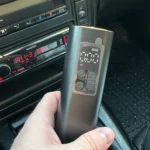 Mini Compressor de Ar Portátil Recarregável 12V com Display Digital, Lanterna LED, Auto Stop e Alta Pressão – Inflador Rápido para Pneus de Carro, Moto, Bike e Esportes photo review