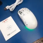 Mouse Gamer HXSJ T90 Sem Fio Bluetooth 3 em 1 com Iluminação RGB Personalizável, DPI Ajustável até 3600, Recarregável 750mAh, 6 Botões Silenciosos – Mouse Ergonômico Estilizado para Jogos, Trabalho e Estudo – Compatível com Windows, Mac, Android e Smart TV photo review