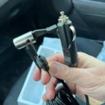 Mini Compressor de Ar Portátil Recarregável 12V com Display Digital, Lanterna LED, Auto Stop e Alta Pressão – Inflador Rápido para Pneus de Carro, Moto, Bike e Esportes photo review