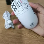 Mouse Gamer HXSJ T90 Sem Fio Bluetooth 3 em 1 com Iluminação RGB Personalizável, DPI Ajustável até 3600, Recarregável 750mAh, 6 Botões Silenciosos – Mouse Ergonômico Estilizado para Jogos, Trabalho e Estudo – Compatível com Windows, Mac, Android e Smart TV photo review