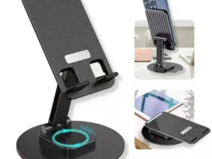 Haste ajustável do suporte Oberon 360° em aço carbono para celular e tablet