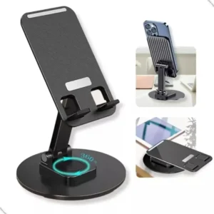 Haste ajustável do suporte Oberon 360° em aço carbono para celular e tablet